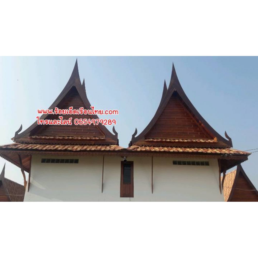 บ้านแฝดแบบที่21(บ้านทรงไทย)ขนาด8×12 บ้านแฝดแบบที่21(บ้านทรงไทย)ขนาด8×12